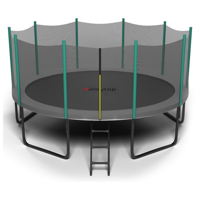 Батут ONLITOP, d=488 см, высота сетки 180 см, с лестницей Батут ONLITOP, d=488 см, высота сетки 180 см, с лестницей
