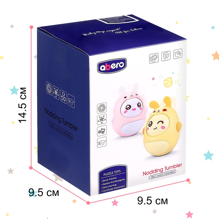 Неваляшка «Милашка», звуки колокольчика, МИКС