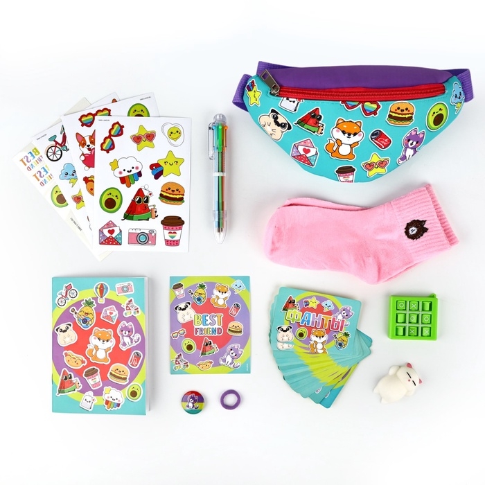 Детский подарочный набор Easy box с сумкой «Зверята» Детский подарочный набор Easy box с сумкой «Зверята»