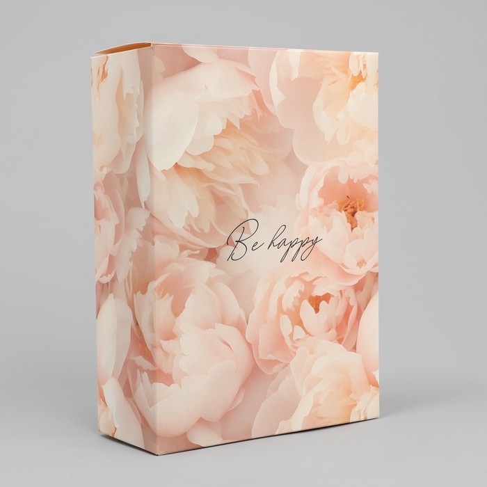 Коробка подарочная складная, упаковка, «Нежные пионы», 16 х 23 х 7.5 см Коробка подарочная складная, упаковка, «Нежные пионы», 16 х 23 х 7.5 см
