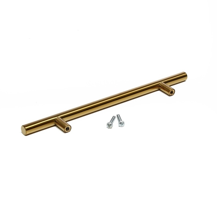 Ручка рейлинг CAPPIO FRIDA, нерж. сталь, d=12 мм, м/о 160 мм, цвет золото