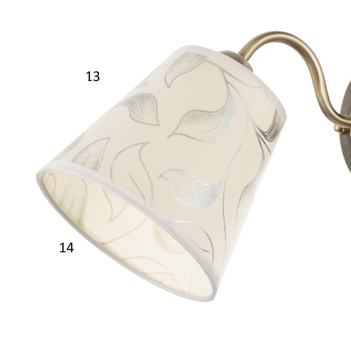 Бра 662450/1 E14 40Вт бронза 29х15х21 см