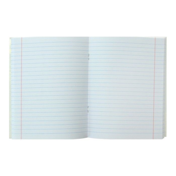 Тетрадь 96 листов линейка "Полосочки", обложка мелованный картон, МИКС