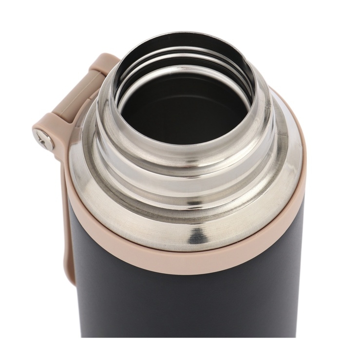 Термос, 600 мл, Drink сохраняет тепло 10 ч, черный Термос, 600 мл, Drink сохраняет тепло 10 ч, черный