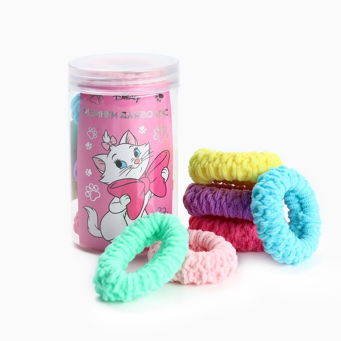 Набор резинок для волос, 6 шт, 2.5 см, Кошечка Мари Набор резинок для волос, 6 шт, 2.5 см, Кошечка Мари