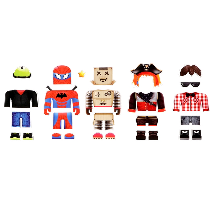 Магнитный набор «Роблики», в жестяной коробке Магнитный набор «Роблики», в жестяной коробке