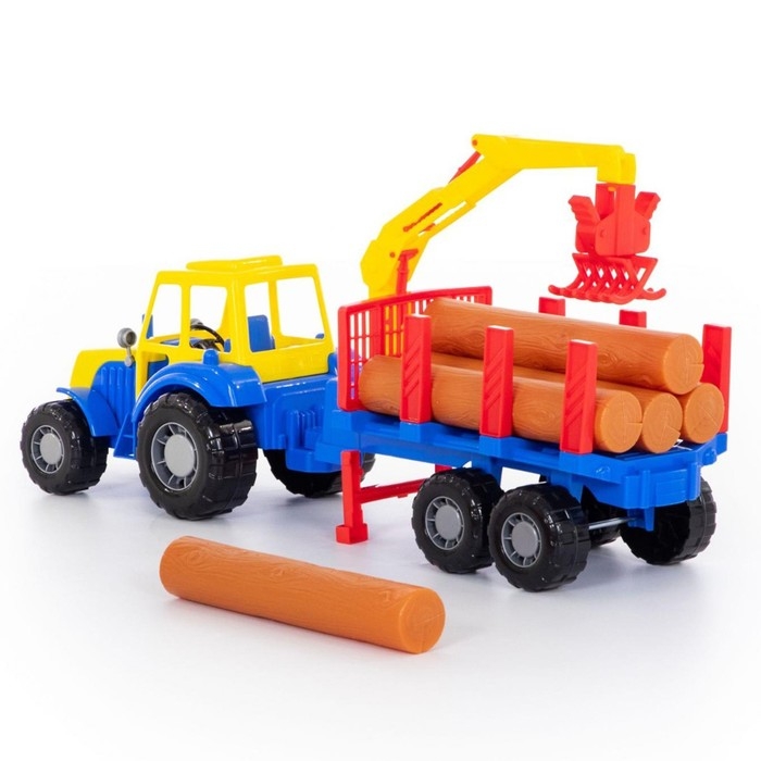 Трактор «Алтай» с полуприцепом-лесовозом Трактор «Алтай» с полуприцепом-лесовозом