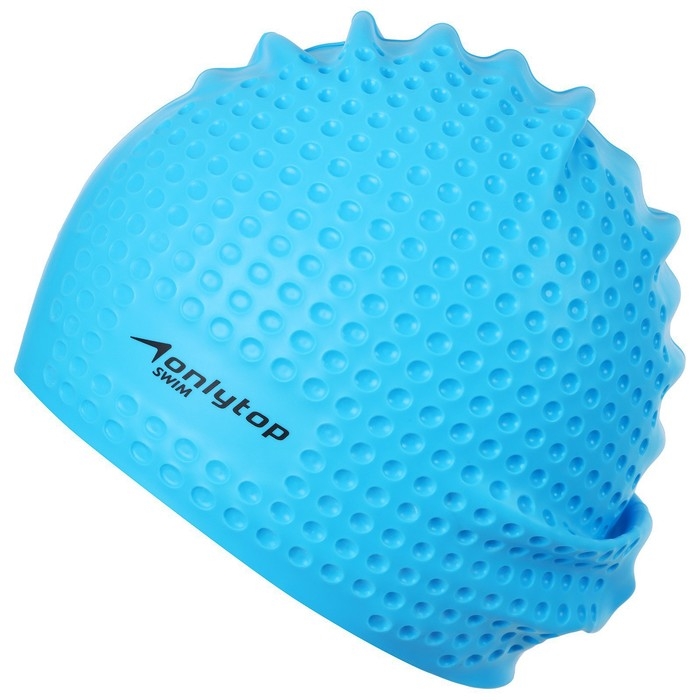 Шапочка для плавания взрослая ONLYTOP Swim, для длинных волос, силиконовая, обхват 54-60 см, цвета МИКС Шапочка для плавания взрослая ONLYTOP Swim, для длинных волос, силиконовая, обхват 54-60 см, цвета МИКС