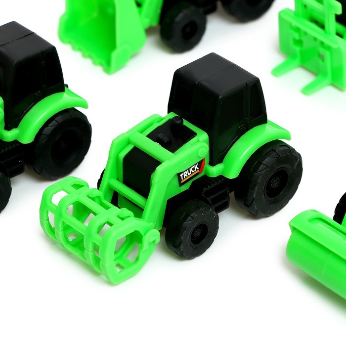 Набор тракторов «Фермер», 12 шт Набор тракторов «Фермер», 12 шт