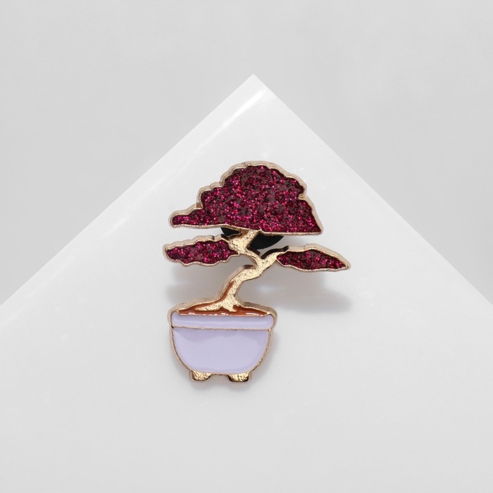 Значок «Япония» сакура, цветной в золоте Значок «Япония» сакура, цветной в золоте