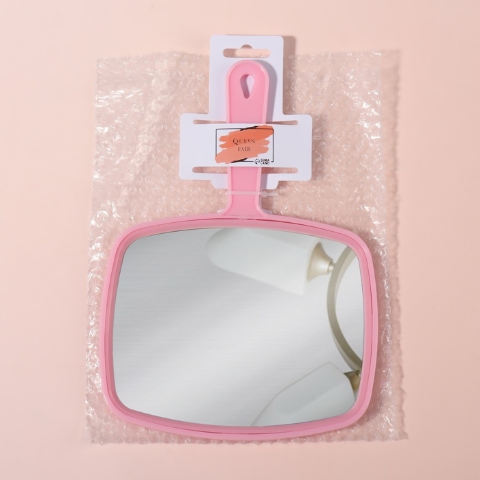 Зеркало с ручкой, зеркальная поверхность 12 × 15 см, цвет МИКС Зеркало с ручкой, зеркальная поверхность 12 × 15 см, цвет МИКС