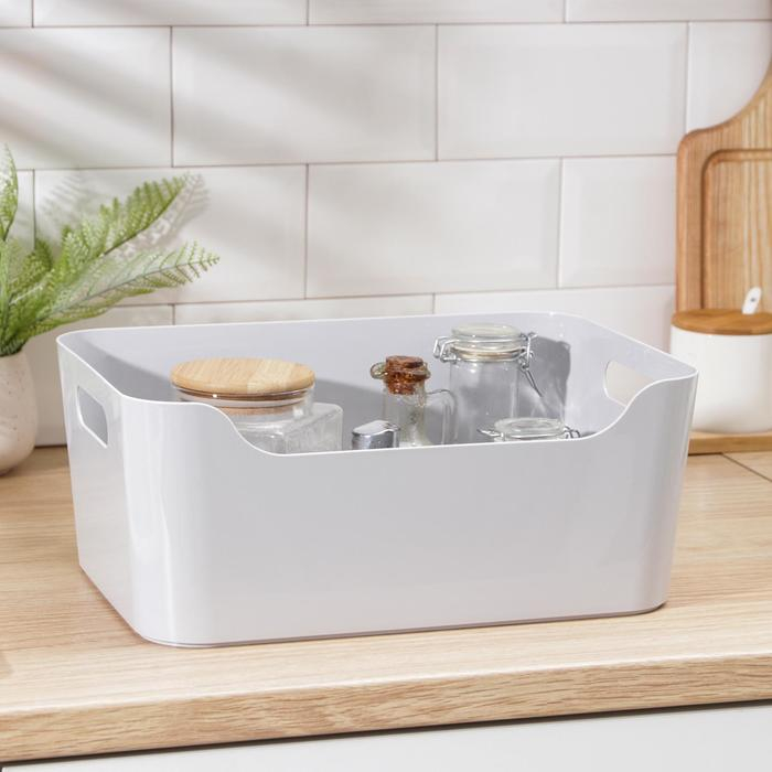 Корзина для хранения Scandi, 10 л, 34×24×14 см, цвет МИКС Корзина для хранения Scandi, 10 л, 34×24×14 см, цвет МИКС