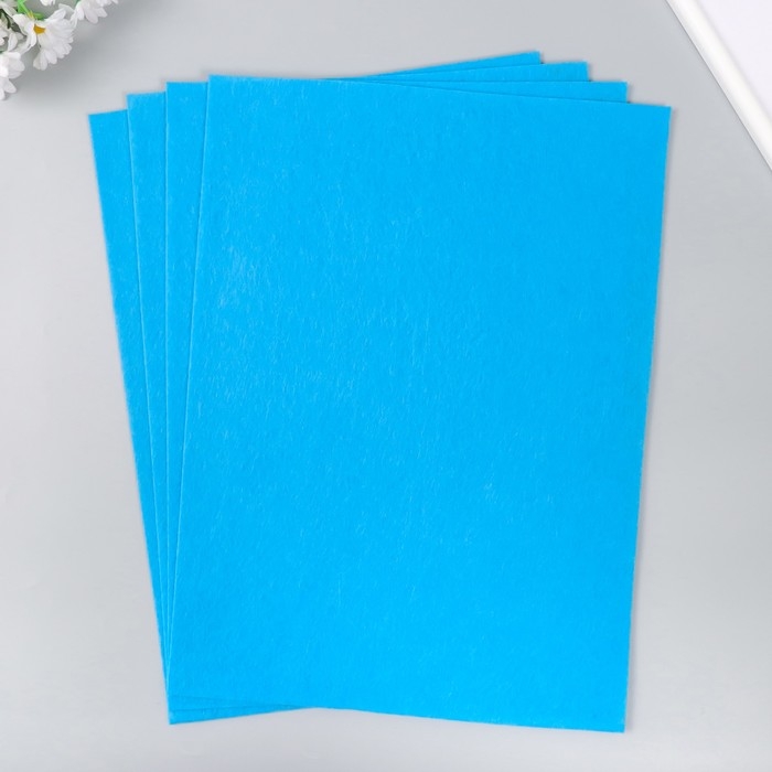 Фетр 1 мм Фетр 1 мм "Джинсовый" набор 4 листа 30х40 см