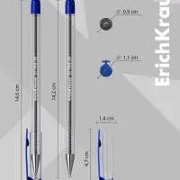Ручка шариковая ErichKrause. ULTRA-20, синий стержень, игольчатый узел 0.7 мм