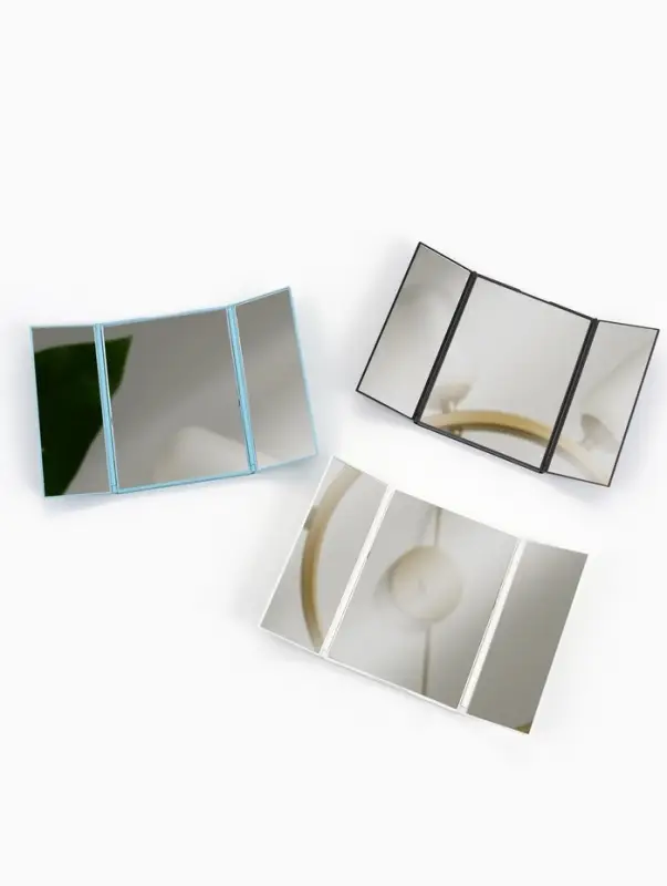 Зеркало настольное, трюмо, 12.5&times;15.3 см, (5&times;11&times;15 см), МИКС