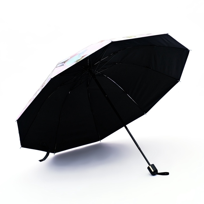 Зонт механический «Пионы», эпонж, 4 сложения, 10 спиц, R = 53/60 см, D = 120 см, цвет МИКС Зонт механический «Пионы», эпонж, 4 сложения, 10 спиц, R = 53/60 см, D = 120 см, цвет МИКС