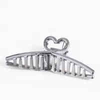 Краб для волос &laquo;Пеги&raquo; сердце, 11.5&times;4 см, микс