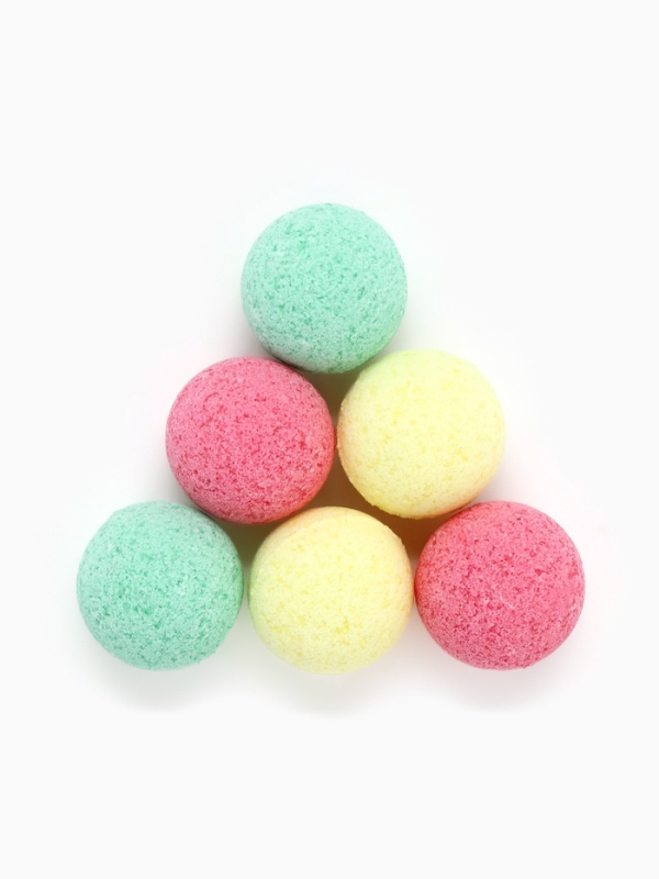 Набор бомбочек для ванны в пакете Набор бомбочек для ванны в пакете "Чудеса рядом", 6 шт по 20 гр, рождественский пирог