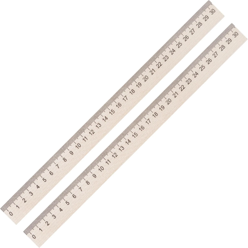 Линейка деревянная 30см 2шт/уп