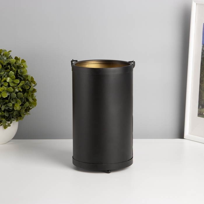 Светильник Светильник "Закат в лесу" LED 3хААА черный 12х12х20,5см