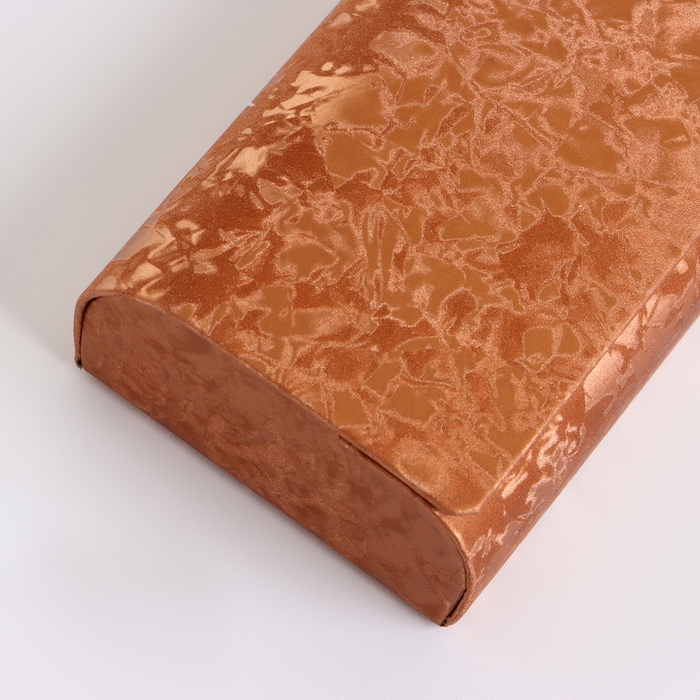 Футляр для очков на магните, длина 16 см, цвет коричневый Футляр для очков на магните, длина 16 см, цвет коричневый