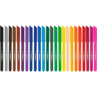 Фломастеры KORELLOS Kores 24цв.,европодвес, в комплекте со стикерами,29044