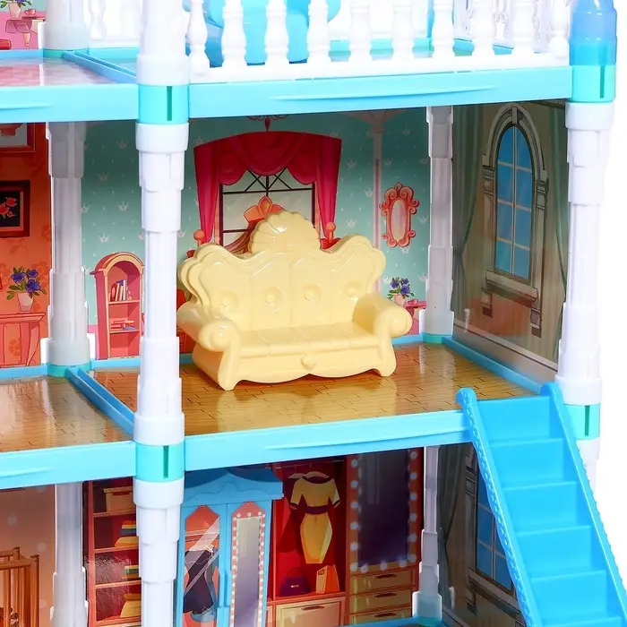 Дом для кукол &laquo;Зимний дворец&raquo; с куклой, питомцами и аксессуарами