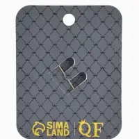 Брошь маленькая &laquo;Колосок&raquo;, жёлтая в золоте