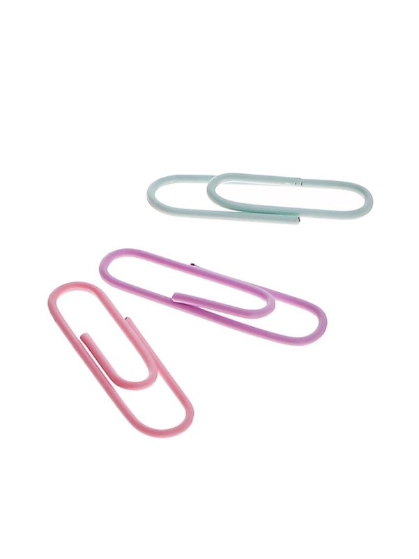Скрепки 28мм пастель в пластиковой тубе 300 штук Скрепки 28мм пастель в пластиковой тубе 300 штук
