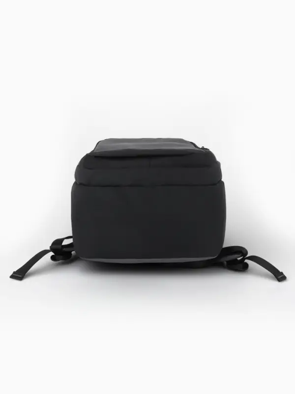 Рюкзак, 27*14*38,5 см, 2 отд 3н/карм, Комби, Водонепрон. дно, серый/черн