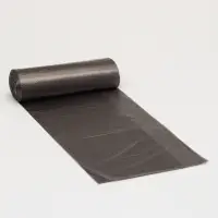 Мешки для мусора 35 л, ПНД толщина 10 мкм, 20 шт в рулоне, цвет черный