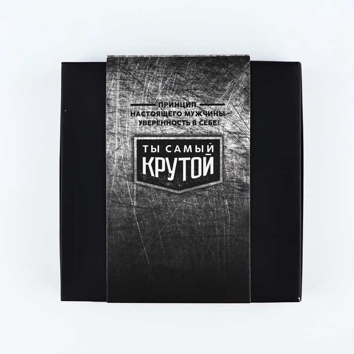 Подарочный набор MODE FORREST «REAL MAN»: фляжка 240 мл, стопки 30 мл х 2 шт, воронка