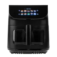 Аэрогриль ELTRONIC 777-01, 9л, 2200 Вт, 10 программ, 80-200&deg;C, таймер до 60 мин, черный