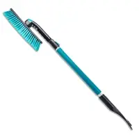 Щётка-скребок с мягкой ручкой и распушенной щетиной, поворотная, телескопич. (90-130 см) AVS SB-6330