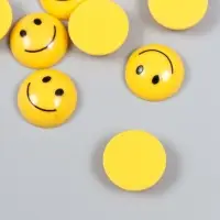 Декор для творчества пластик "Смайл" 0,9х2,3х2,3 см Декор для творчества пластик "Смайл" 0,9х2,3х2,3 см