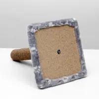 Когтеточка &laquo;Радость&raquo;, 30&times;30&times;40 см, на подставке, джут, серая