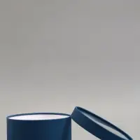 Подарочная коробка, морской, завальцованная с окном, 21 х 11 см