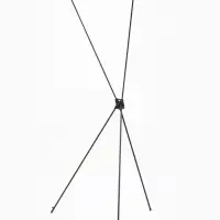 Стойка-стенд рекламный "Паук" для баннера 80х180 см, цвет чёрный