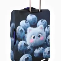 Чехол для чемодана &laquo;Пушистик&raquo;, 24", синий