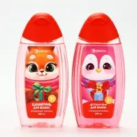 Подарочный набор детский &laquo;Самой лучшей девочке&raquo;, пена для ванны и шампунь для волос, 2&times;250 мл, Чистое счастье