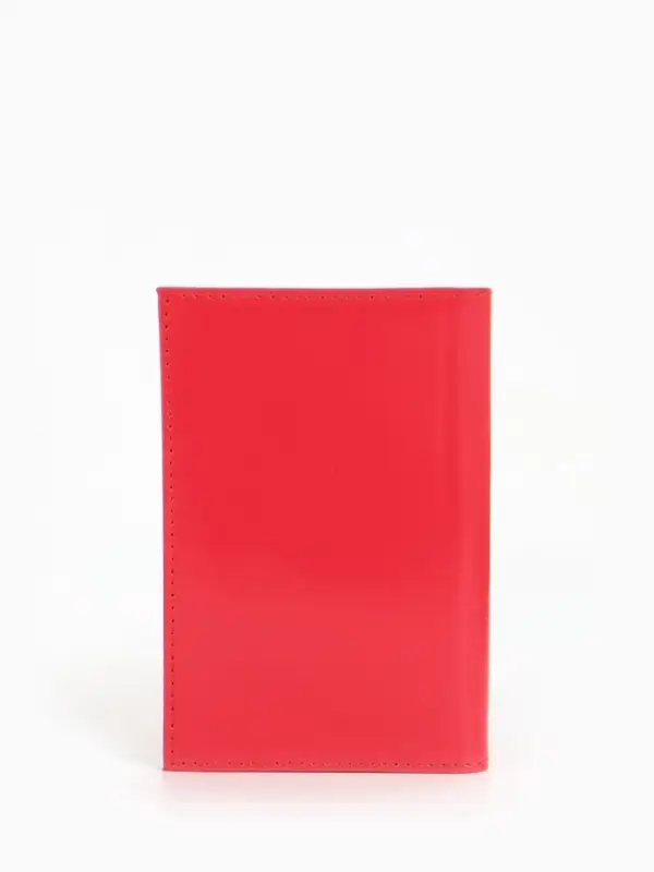 Обложка для паспорта, натуральная кожа, тиснение, розовая