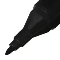 Маркер художественный двусторонний Mazari "FANTASIA" black, пишущие узлы 3,0 - 6,2 мм Маркер художественный двусторонний Mazari "FANTASIA" black, пишущие узлы 3,0 - 6,2 мм