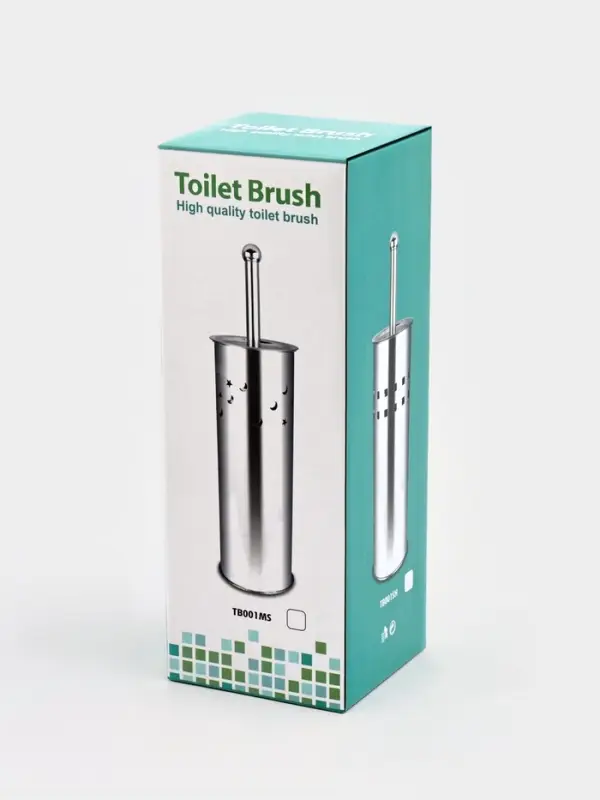 Ёрш для унитаза, нержавеющая сталь, чёрный