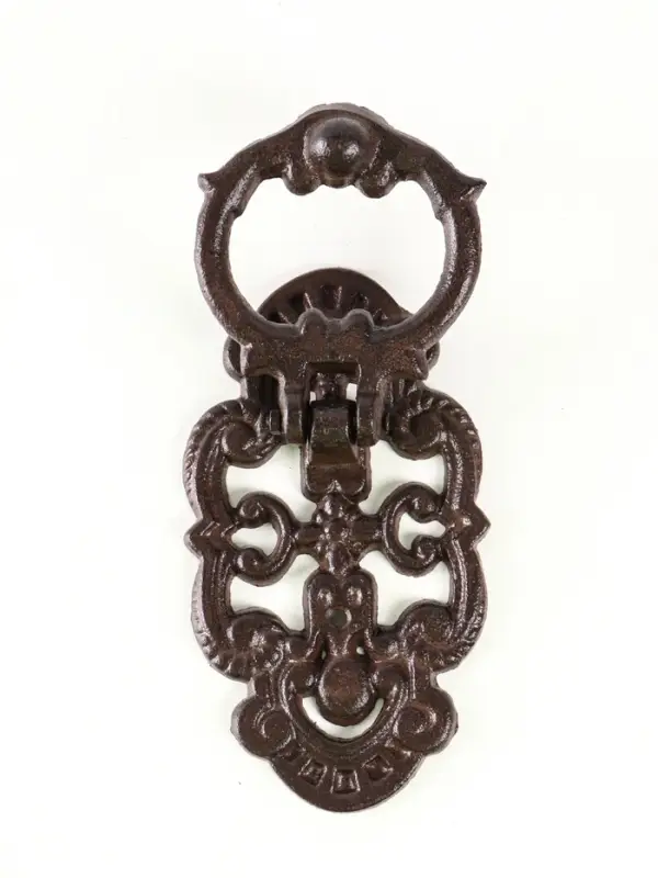 Ручка дверная чугун  Ручка дверная чугун "Цветочная" 9,5х3,5х17,5 см