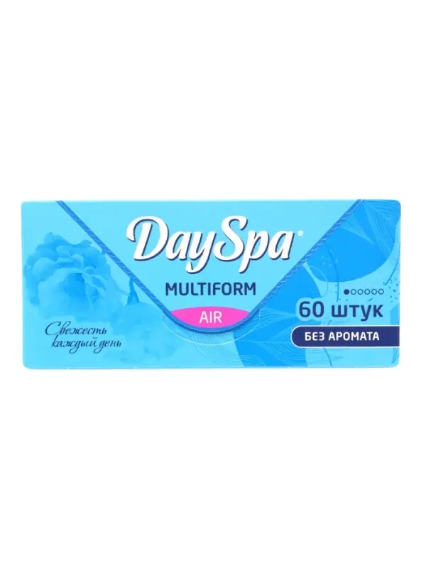 Прокладки ежедневные Day Spa, мультиформ Air, без запаха, ультратонкие, 60 шт.