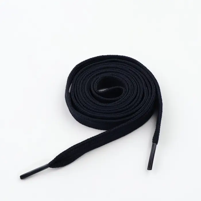 Шнурок для одежды, 120 см × 12 мм, тёмно - синий