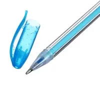 Набор гелевых ручек, 12 цветов, металлик, узел 0.7 мм, в блистере на кнопке