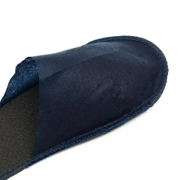 Тапочки одноразовые Стандарт Лайт серые / синие, с закрытым мысом Тапочки одноразовые Стандарт Лайт серые / синие, с закрытым мысом