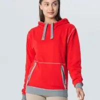 Толстовка Revers, серая с красным, размер XS