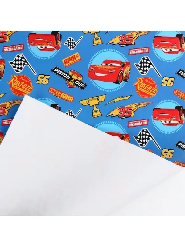 Бумага упаковочная глянцевая &laquo;Машинки&raquo;, 70 &times; 100 см